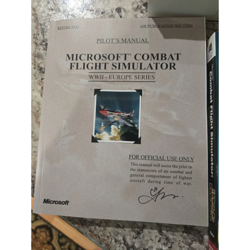 Microsoft Combat Flight Simulator: WWII Europe Series - European... PC Game1998
